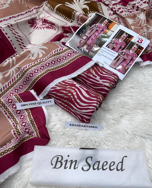 BIN SAEED AIRJET KHADDAR 3PC (VOLUME 3)