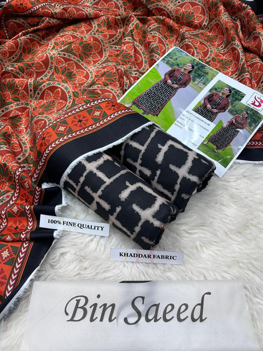 BIN SAEED AIRJET KHADDAR 3PC (VOLUME 3)